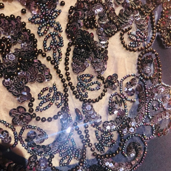 Vintage sequined cocktail dress - Picture 3 of 4